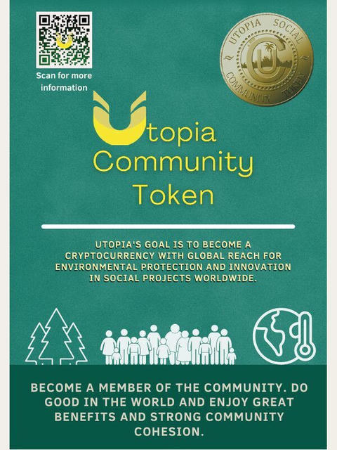 Titelseite des Utopia-Flyers